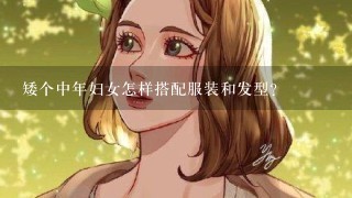 矮个中年妇女怎样搭配服装和发型？