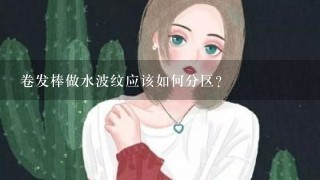 卷发棒做水波纹应该如何分区？